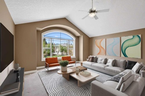 337 Discovery Ridge Boulevard Sw, Calgary, AB - Indoor Photo Showing Living Room