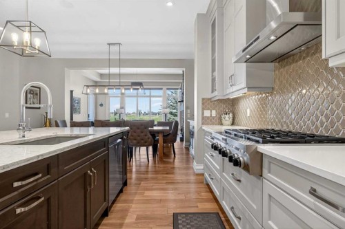 233 Spring Water Close, Heritage Pointe, AB - Indoor Photo Showing Kitchen With Upgraded Kitchen