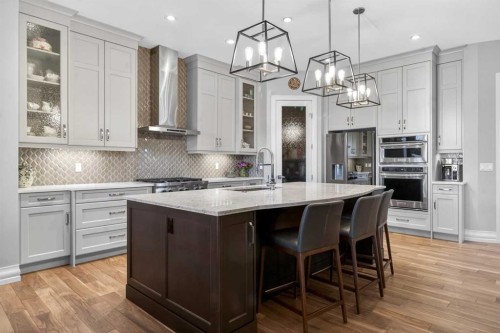 233 Spring Water Close, Heritage Pointe, AB - Indoor Photo Showing Kitchen With Upgraded Kitchen