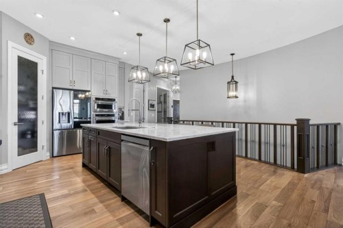 233 Spring Water Close, Heritage Pointe, AB - Indoor Photo Showing Kitchen With Upgraded Kitchen
