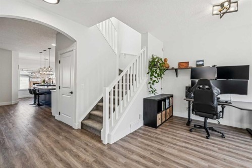 54 Elgin Meadows Green Se, Calgary, AB - Indoor Photo Showing Office