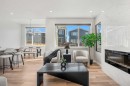 353 Seton Villas Se, Calgary, AB  - Indoor With Fireplace 