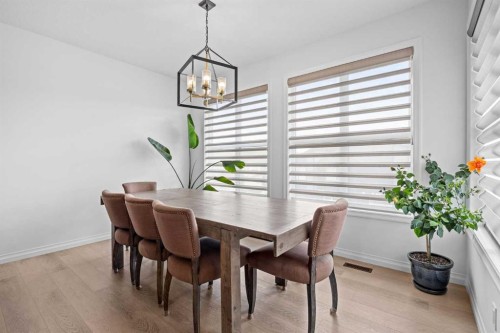 224 Precedence Hill, Cochrane, AB - Indoor Photo Showing Dining Room