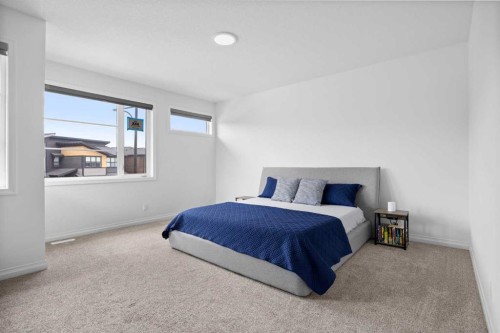 224 Precedence Hill, Cochrane, AB - Indoor Photo Showing Bedroom