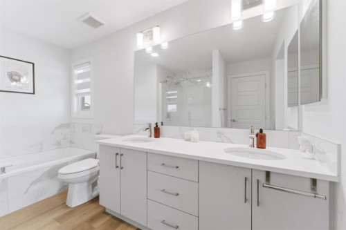 936 Langholm Drive Se, Airdrie, AB - Indoor Photo Showing Bathroom