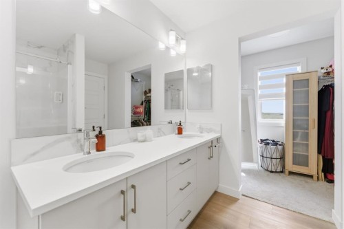 936 Langholm Drive Se, Airdrie, AB - Indoor Photo Showing Bathroom