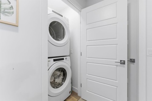 936 Langholm Drive Se, Airdrie, AB - Indoor Photo Showing Laundry Room