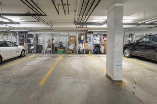 205-10 Sage Hill Walk Nw, Calgary, AB - Indoor Photo Showing Garage