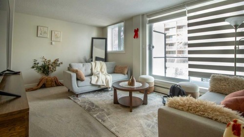 302-1111 15 Avenue Sw, Calgary, AB - Indoor Photo Showing Living Room