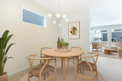53 Creekside Passage Sw, Calgary, AB - Indoor Photo Showing Dining Room