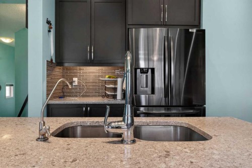 45 Cityscape View Ne, Calgary, AB - Indoor Photo Showing Kitchen With Double Sink With Upgraded Kitchen