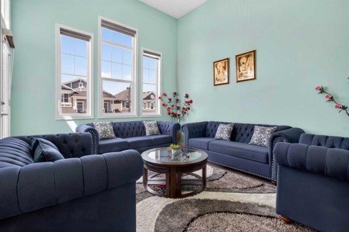45 Cityscape View Ne, Calgary, AB - Indoor Photo Showing Living Room