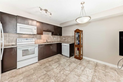 303-250 Sage Valley Road Nw, Calgary, AB - Indoor Photo Showing Kitchen