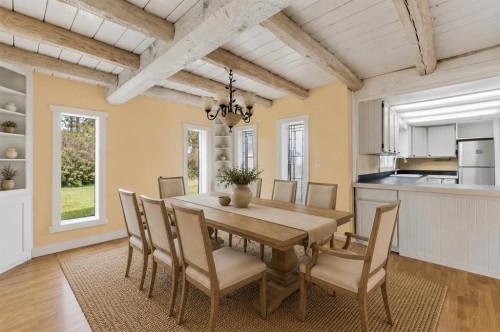 261074 Township Road 262, Rural Rocky View County, AB - Indoor Photo Showing Dining Room
