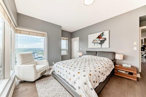 2101-920 5 Avenue Sw, Calgary, AB - Indoor Photo Showing Bedroom