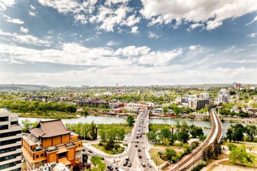 2101-920 5 Avenue Sw, Calgary, AB - Outdoor With View