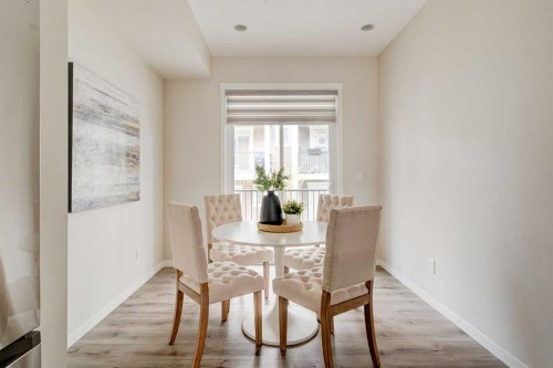 1409-355 Nolancrest Heights Nw, Calgary, AB - Indoor Photo Showing Dining Room