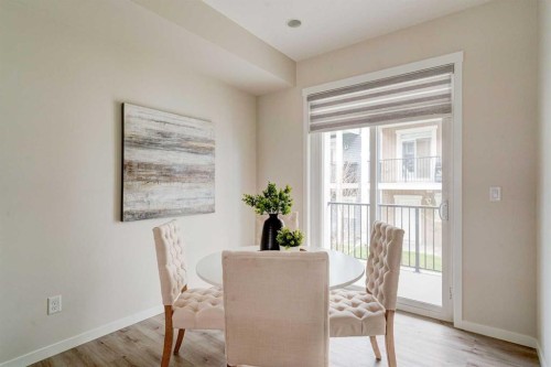 1409-355 Nolancrest Heights Nw, Calgary, AB - Indoor Photo Showing Dining Room