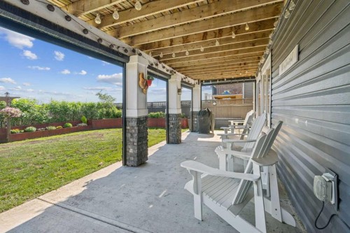 280 Rainbow Falls Way, Chestermere, AB - Outdoor With Deck Patio Veranda