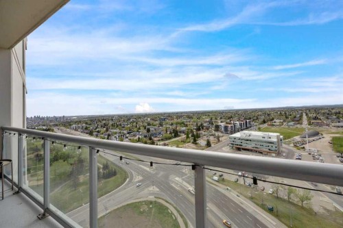 2203-77 Spruce Place Sw, Calgary, AB - Outdoor With Balcony With View