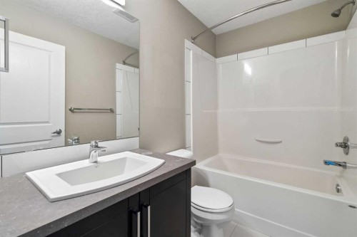 120 Copperstone Villas Se, Calgary, AB - Indoor Photo Showing Bathroom
