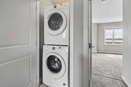 120 Copperstone Villas Se, Calgary, AB - Indoor Photo Showing Laundry Room