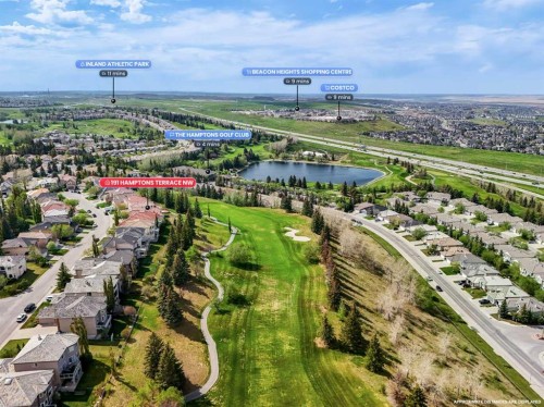 191 Hamptons Terrace Nw, Calgary, AB - Outdoor With View