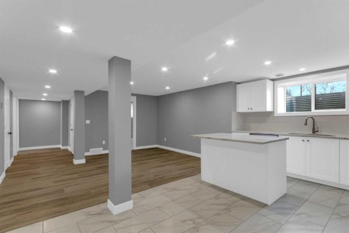 452 Queen Alexandra Way Se, Calgary, AB - Indoor Photo Showing Kitchen