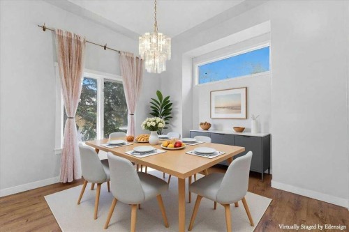 13919 Evergreen Street Sw, Calgary, AB - Indoor Photo Showing Dining Room