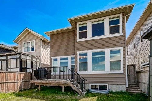 152 Redstone Villas Ne, Calgary, AB - Outdoor With Deck Patio Veranda