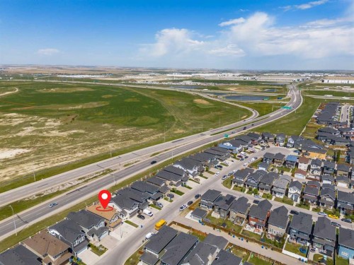 152 Redstone Villas Ne, Calgary, AB - Outdoor With View