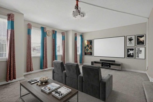 152 Redstone Villas Ne, Calgary, AB - Indoor Photo Showing Other Room