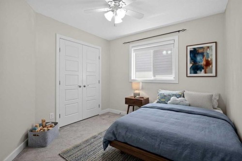 152 Redstone Villas Ne, Calgary, AB - Indoor Photo Showing Bedroom