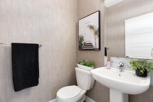 37 Savanna Heath Ne, Calgary, AB - Indoor Photo Showing Bathroom