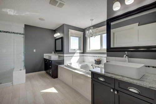 1233 Hillcrest Manor Estates, Strathmore, AB - Indoor Photo Showing Bathroom