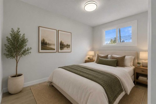 3640 Dover Ridge Drive Se, Calgary, AB - Indoor Photo Showing Bedroom