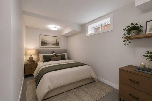 3640 Dover Ridge Drive Se, Calgary, AB - Indoor Photo Showing Bedroom