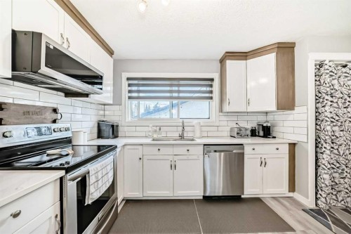 447 Malvern Close Ne, Calgary, AB - Indoor Photo Showing Kitchen With Stainless Steel Kitchen
