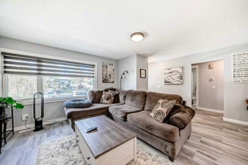 447 Malvern Close Ne, Calgary, AB - Indoor Photo Showing Living Room