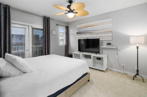 175 Silverado Plains Park Sw, Calgary, AB - Indoor Photo Showing Bedroom