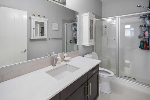 175 Silverado Plains Park Sw, Calgary, AB - Indoor Photo Showing Bathroom