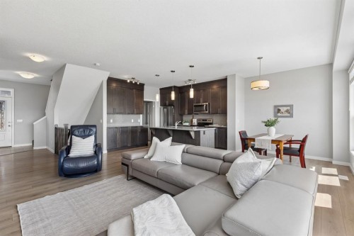 65 Fireside Crescent, Cochrane, AB - Indoor Photo Showing Living Room