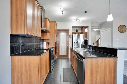 454 Skyview Ranch Way Ne, Calgary, AB - Indoor Photo Showing Kitchen With Upgraded Kitchen