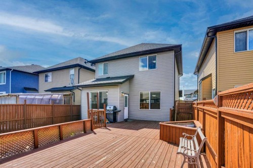 454 Skyview Ranch Way Ne, Calgary, AB - Outdoor With Deck Patio Veranda With Exterior