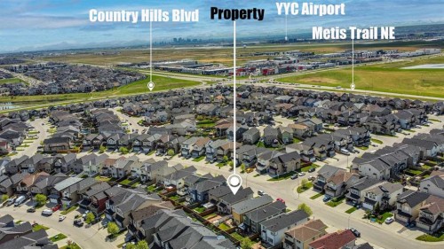 454 Skyview Ranch Way Ne, Calgary, AB - Outdoor With View