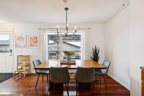 411 Silverado Drive Sw, Calgary, AB - Indoor Photo Showing Dining Room