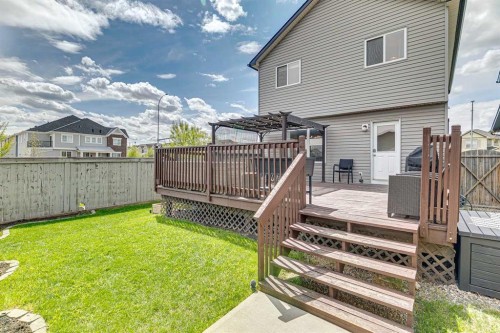 411 Silverado Drive Sw, Calgary, AB - Outdoor With Deck Patio Veranda