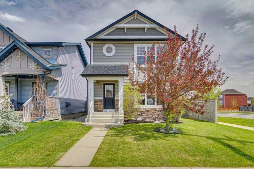 411 Silverado Drive Sw, Calgary, AB - Outdoor With Facade