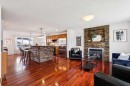 411 Silverado Drive Sw, Calgary, AB  - Indoor Photo Showing Living Room With Fireplace 