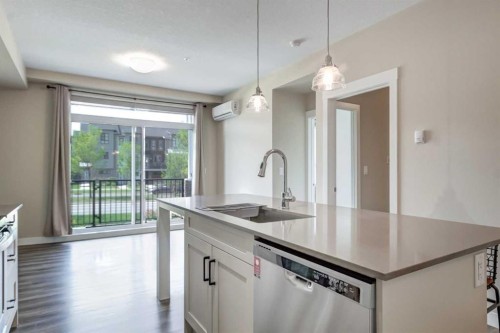 120-20 Walgrove Walk Se, Calgary, AB - Indoor Photo Showing Kitchen With Upgraded Kitchen